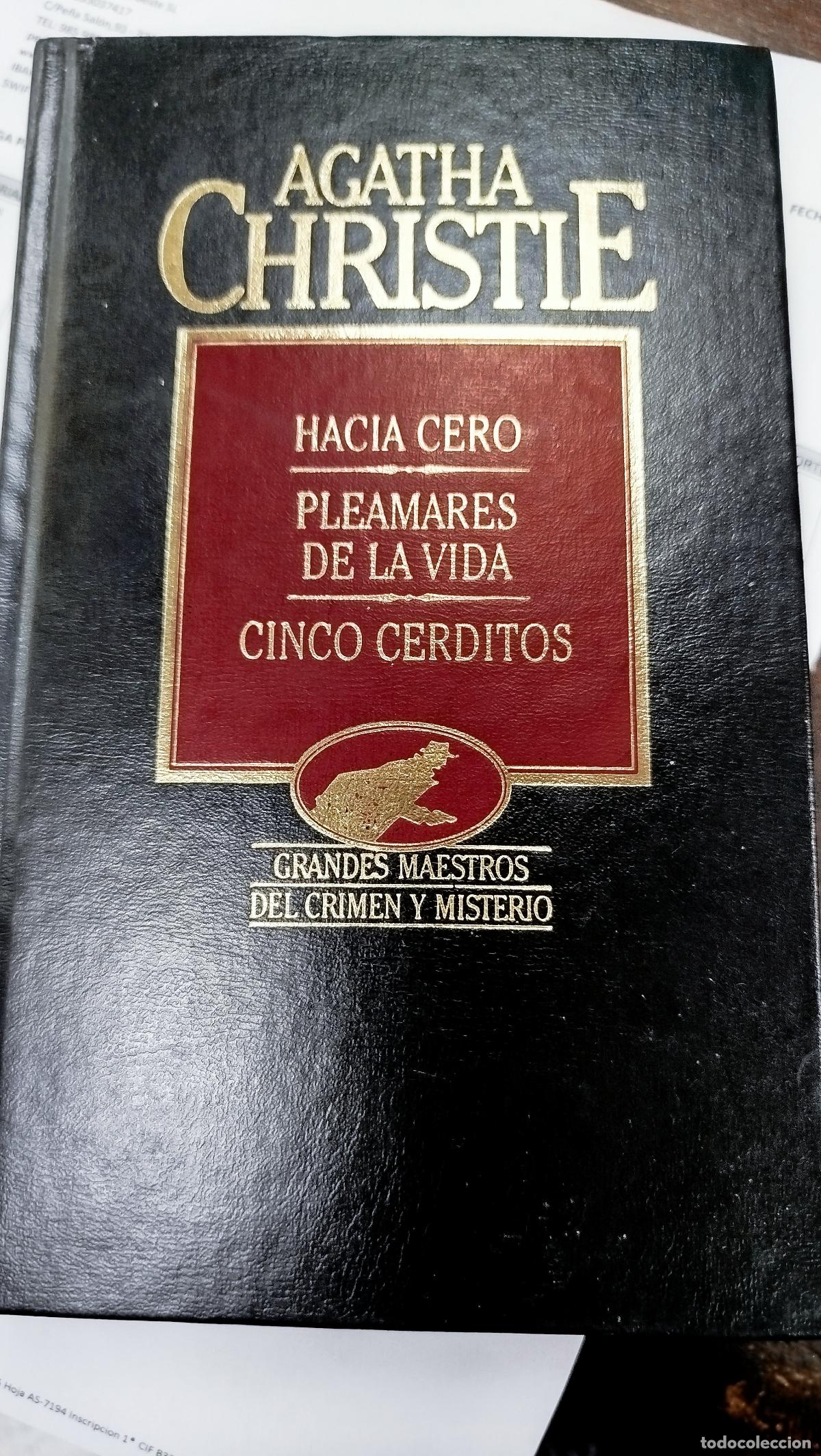 Libros de segunda mano: HACIA CERO; PLEAMARES DE LA VIDA; CINCO CERDITOS - AGATHA CHRISTIE