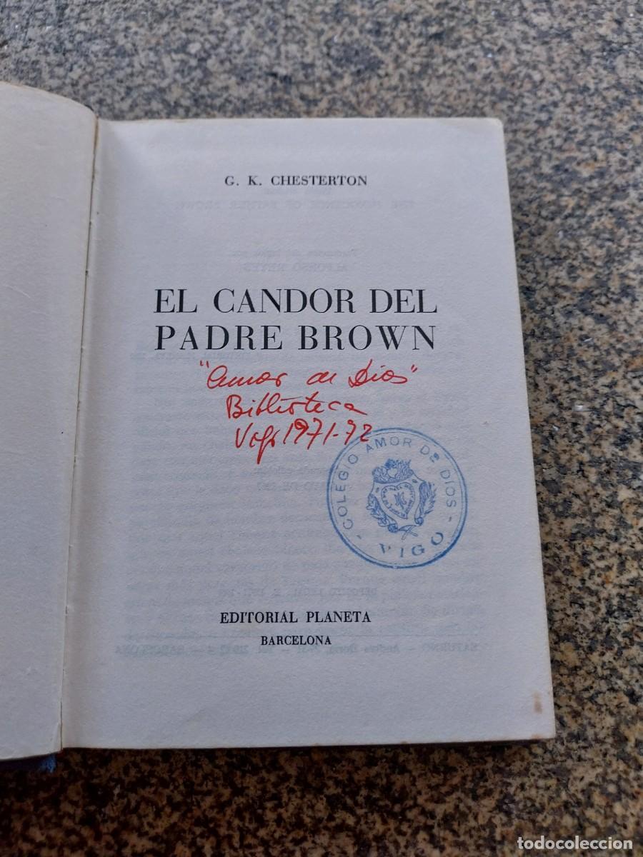 Libros de segunda mano: EL CANDOR DEL PADRE BROWN -- CHESTERTON -- PLANETA --