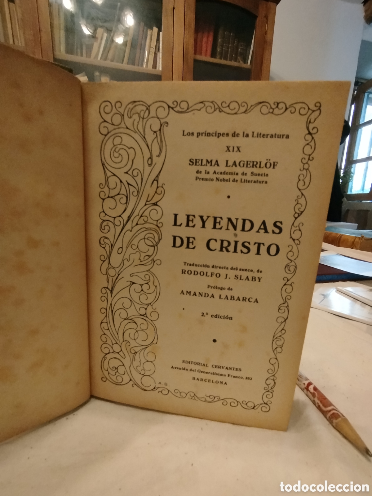 Libros de segunda mano: Leyendas de Cristo - Selma Lagerl&ouml;f - Editorial Cervantes (1929)