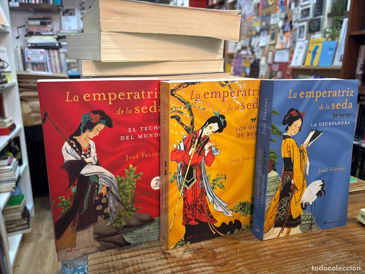 Libros de segunda mano: Trilog&iacute;a La emperatriz de la seda TOMO I,II, III. EL TECHO DEL MUNDO, LA USURPADORA, LOS OJOS DE BUD