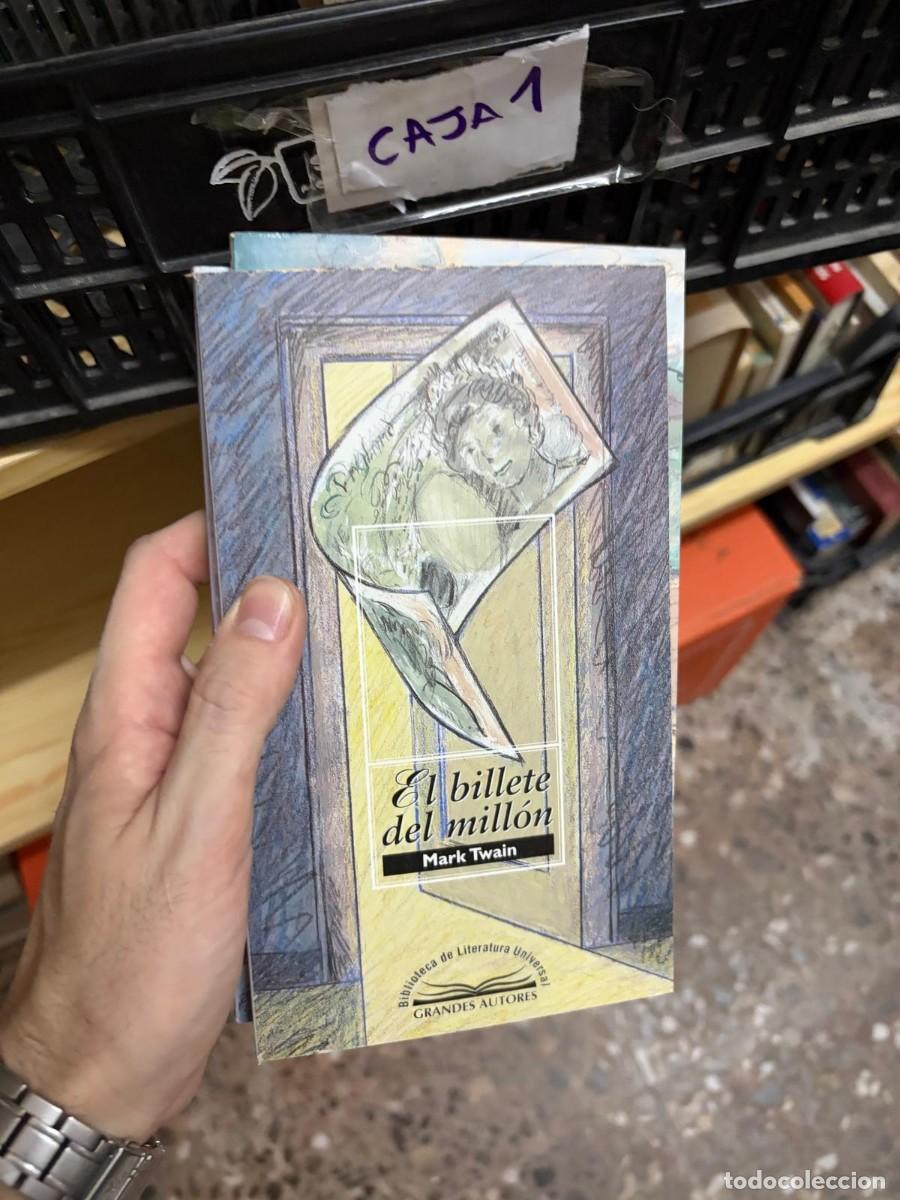 Libros de segunda mano: CAJA1 El billete del mill&oacute;n &mdash; Mark Twain &mdash; Bibliotex &mdash; Colecci&oacute;n Grandes Autores, Biblioteca de Lite