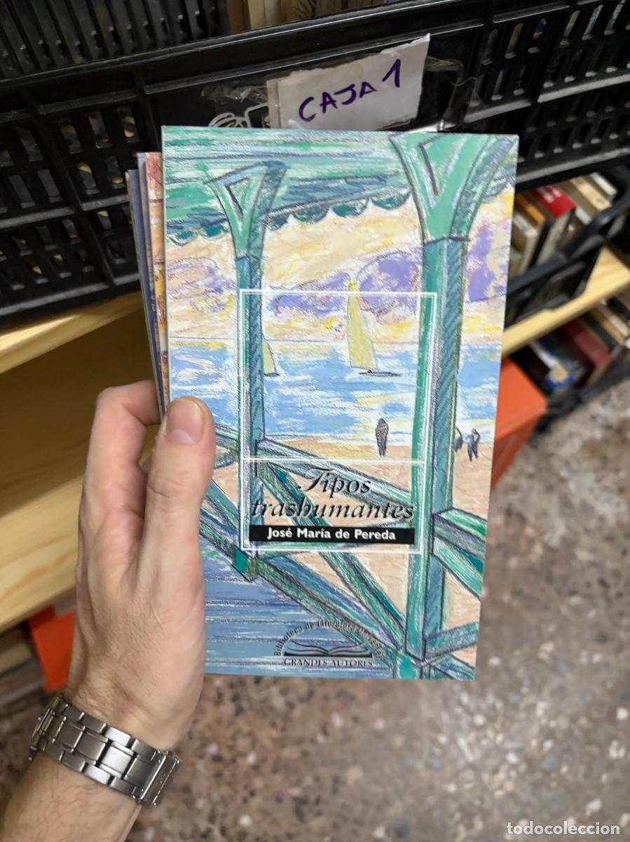 Libros de segunda mano: CAJA1 Tipos trashumantes &mdash; Jos&eacute; Mar&iacute;a de Pereda &mdash; Bibliotex &mdash; Colecci&oacute;n Grandes Autores, Biblioteca