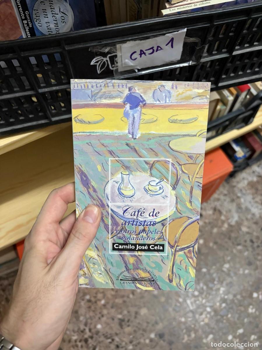 Libros de segunda mano: CAJA1 Camilo Jos&eacute; Cela, Caf&eacute; de artistas y otros papeles volanderos, Biblioteca de Literatura Univer
