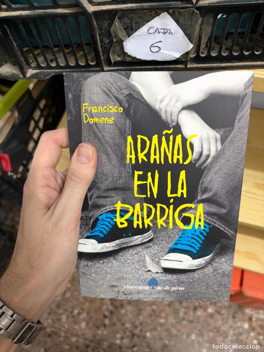 Libros de segunda mano: CAJA6 Francisco Domene, Ara&ntilde;as en la barriga, Vicediversa / Las de Picas