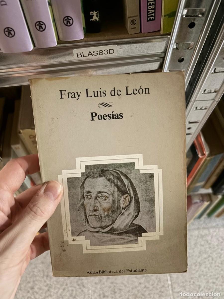Libros de segunda mano: BLAS83D Fray Luis de Le&oacute;n Poes&iacute;as Planeta, colecci&oacute;n Aula Biblioteca del Estudiante