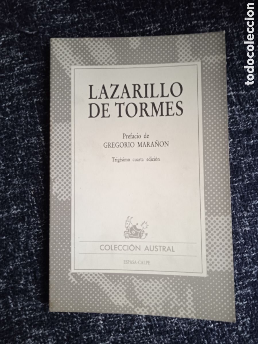 Second hand books: LAZARILLO DE TORMES / ANONIMO - COLECCION AUSTRAL