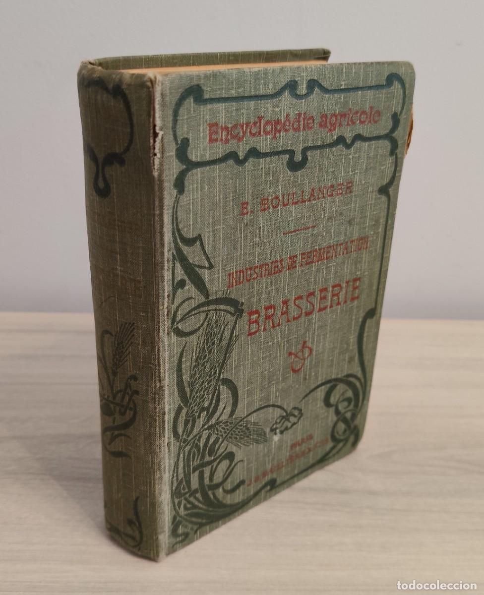 Libros de segunda mano: Libro dedicado por Eug&eacute;ne Boullanger. Enciclopedia Agr&iacute;cola. Fabrica de hidromiel. 1907. En franc&eacute;s.