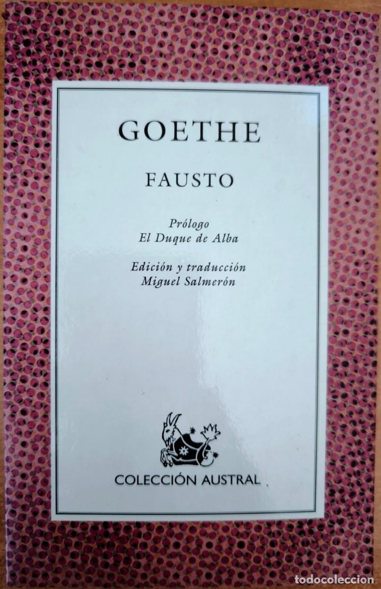 Libros de segunda mano: Fausto, de Goethe - Austral