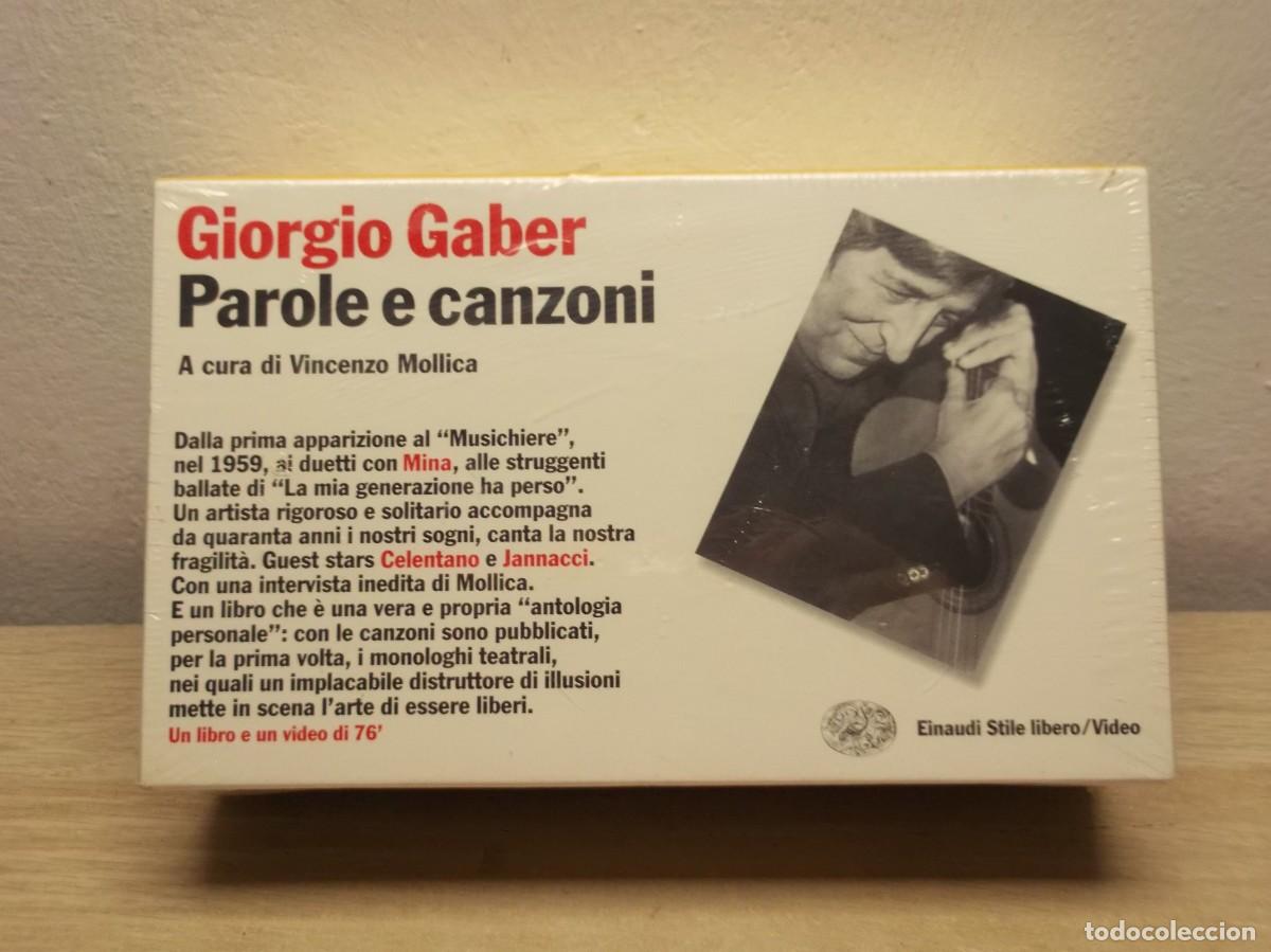 Libros de segunda mano: Parole e canzoni. Con videocassetta (Einaudi. Stile libero. Video) Edici&oacute;n en Italiano Giorgio G