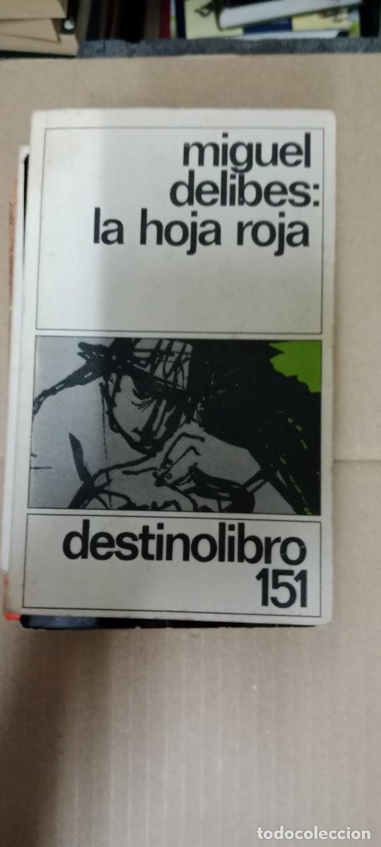 Libros de segunda mano: MIGUEL DELIBES LA HOJA ROJA LIBRO GG-BGA