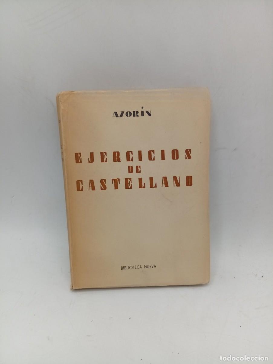 Libros de segunda mano: EJERCICIOS DE CASTELLANO. AZORIN. 1988. PAGS : 218.