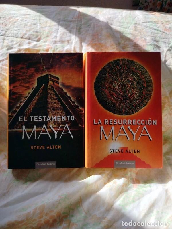 Libros de segunda mano: El Testamento Maya/La Resurrecci&oacute;n Maya - Steve Alten (C&iacute;rculo de Lectores, 2007-8)