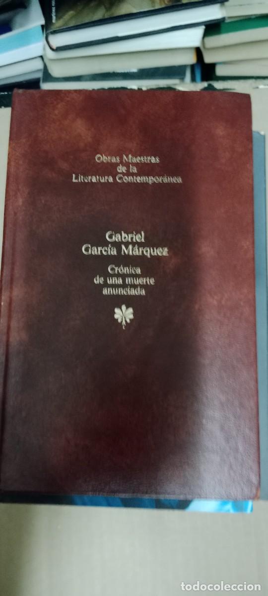 Libros de segunda mano: GABRIEL GARCIA MARQUEZ CRONICA DE UNA MUERTE ANUNCIADA LIBRO GG-BGA