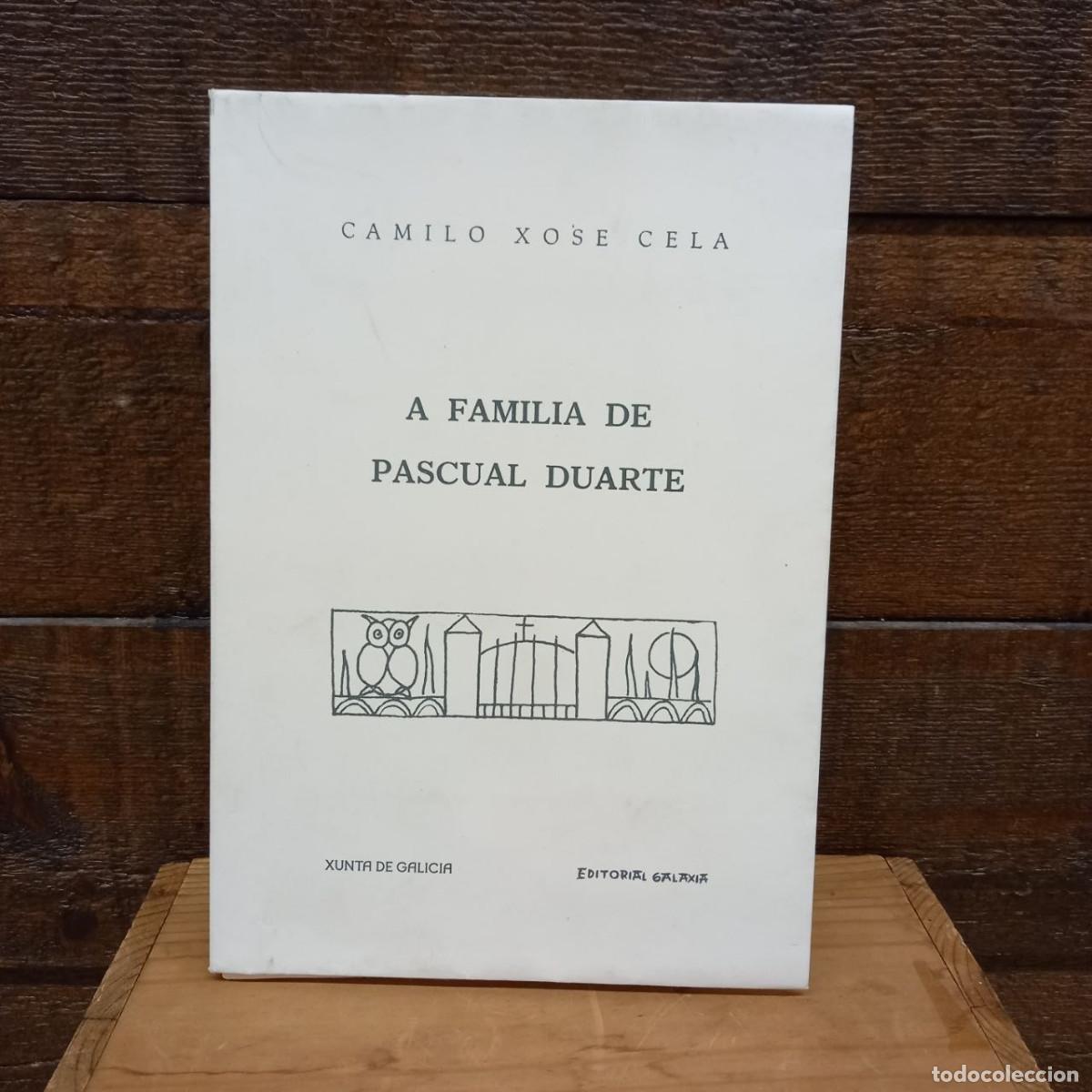 Libros de segunda mano: Camilo Xose Cela. A Familia de Pascual Duarte (Facs&iacute;mil). Ed Galaxia