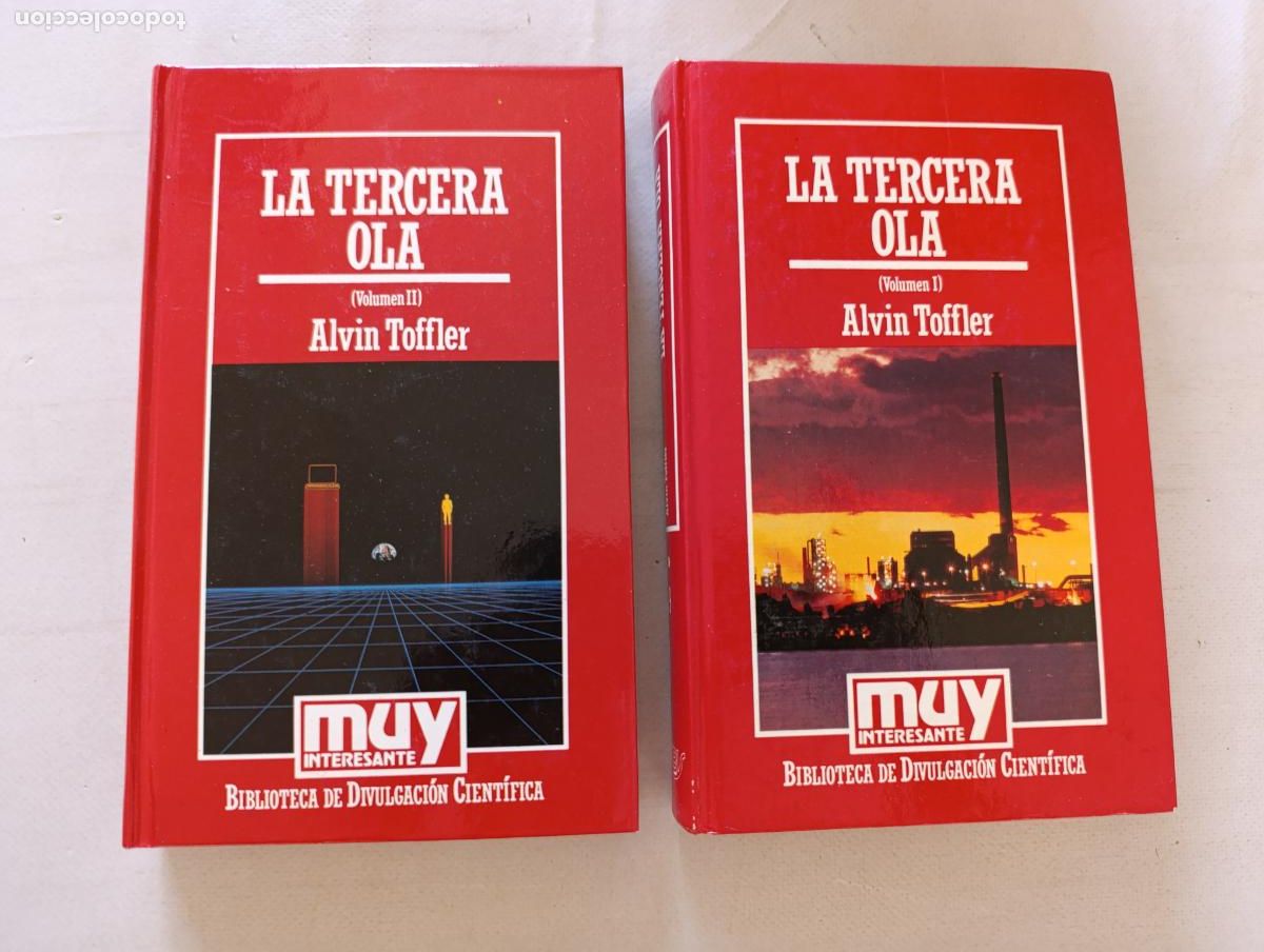 Libros de segunda mano: LA TERCERA OLA - VOLUMEN I Y II - ALVIN TOFFLER - 2 TOMOS - MUY INTERESANTE - TAPA DURA (315)