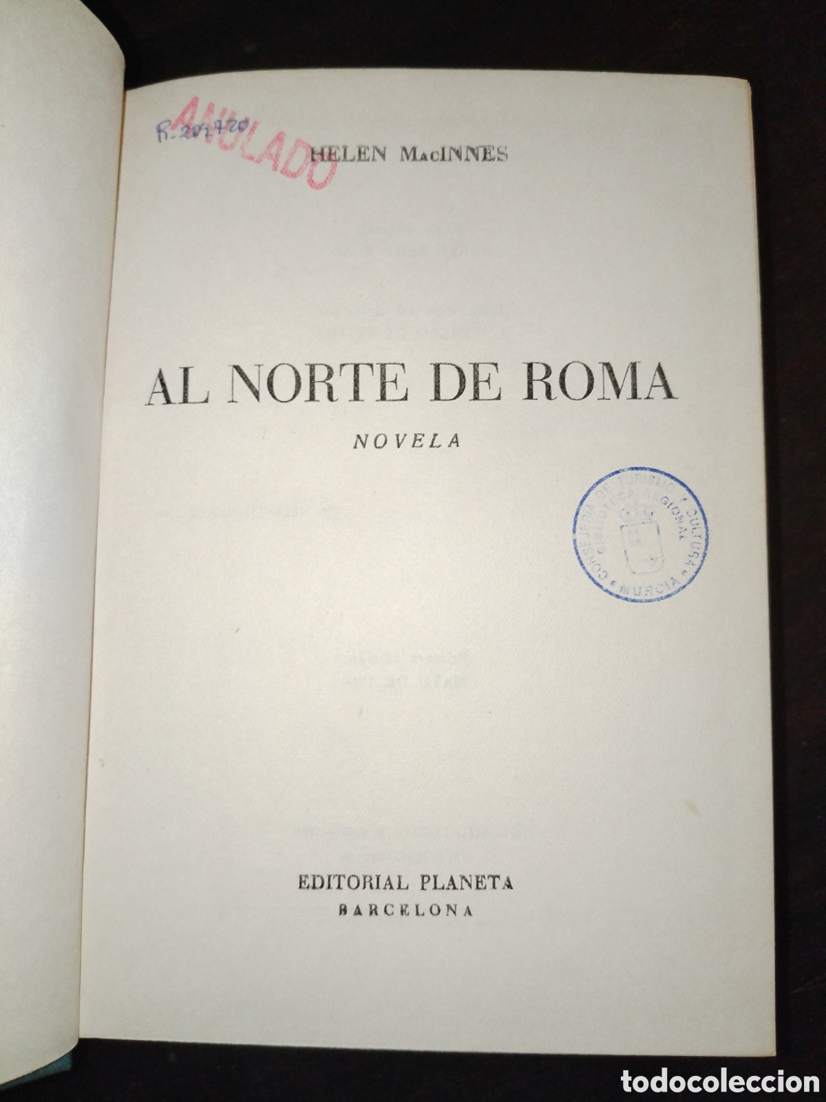 Libros de segunda mano: Al norte de Roma. Helen MacInnes