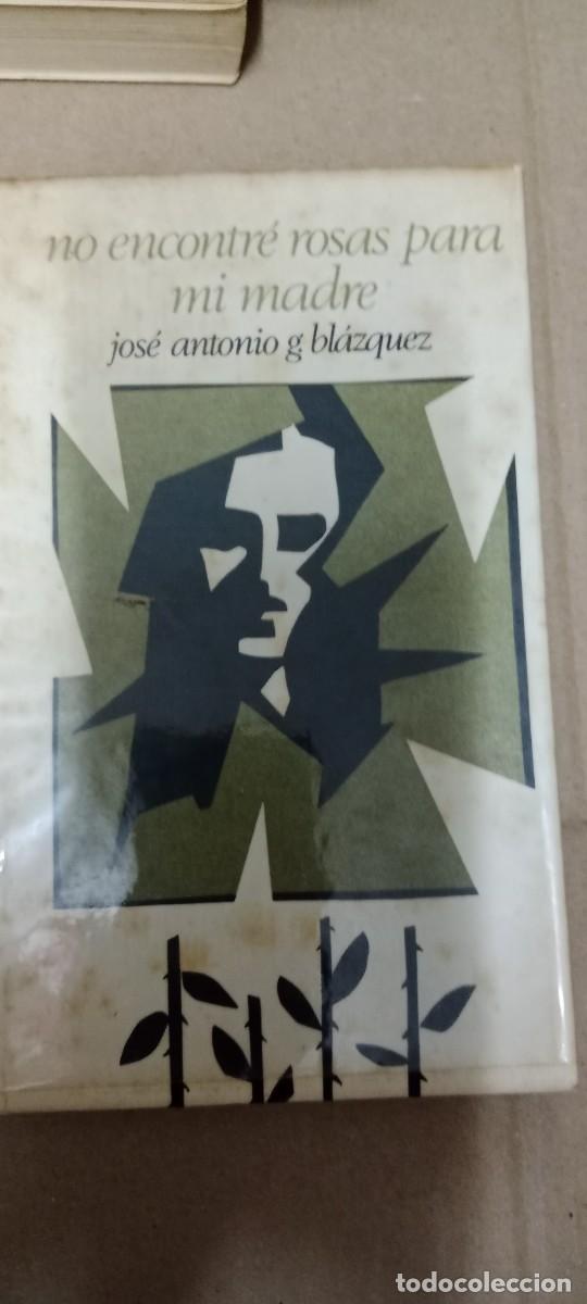 Libros de segunda mano: NO ENCONTRE ROSAS PARA MI MADRE JOSE ANTONIO G BLAZQUEZ LIBRO GG-BGA
