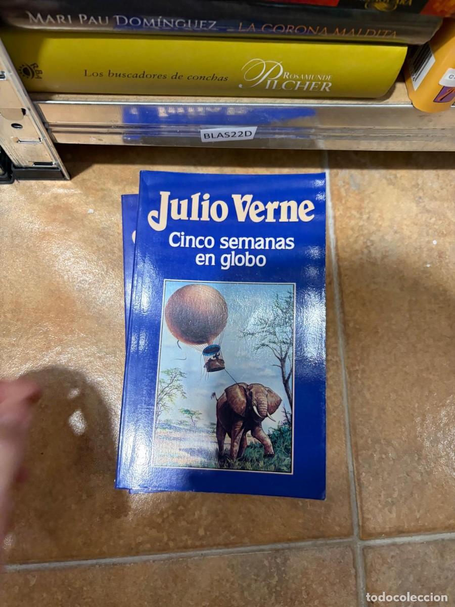 Libros de segunda mano: BLAS22D Cinco semanas en globo &mdash; Julio Verne &mdash; Orbis