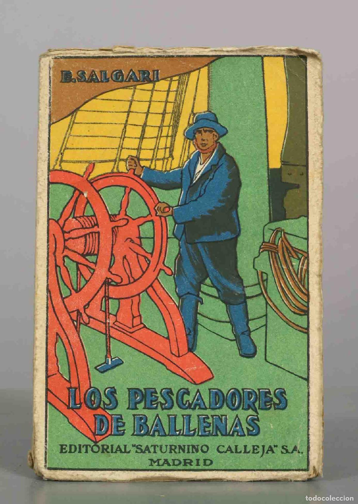 Livros em segunda m&atilde;o: Los pescadores de ballenas - Emilio Salgari - Calleja
