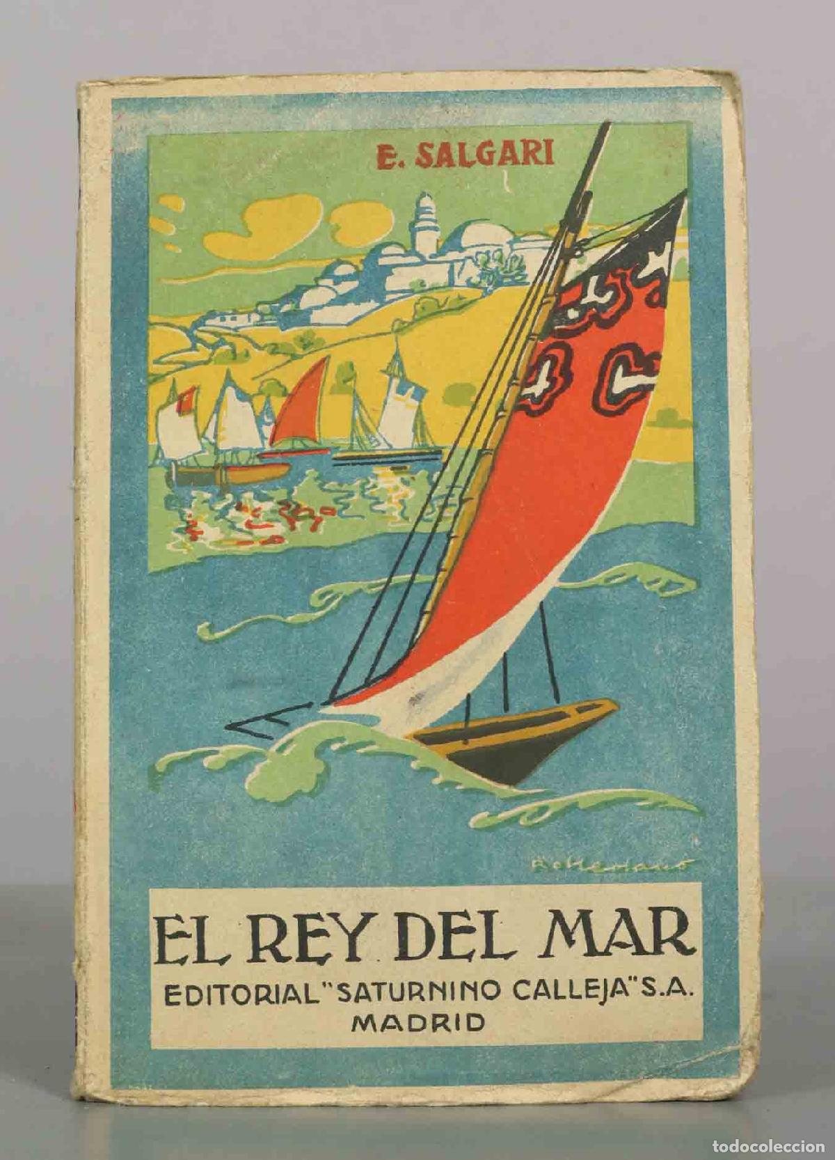 Livros em segunda m&atilde;o: El rey del mar - Emilio Salgari - Editorial Saturnino Calleja
