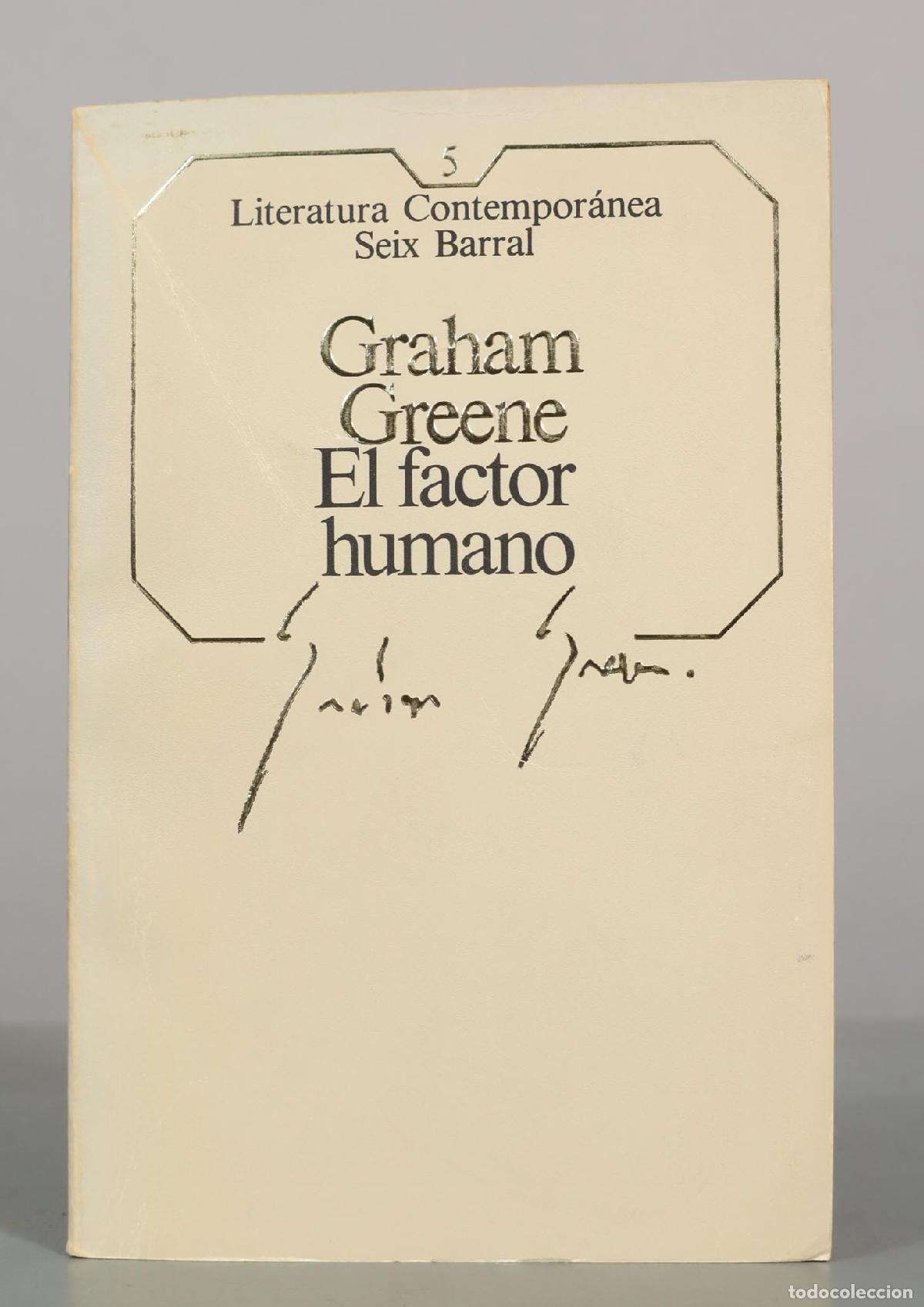 Livros em segunda m&atilde;o: El factor humano - Graham Greene - Seix Barral
