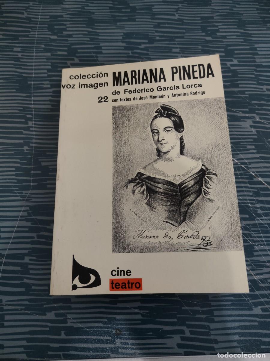 Libros de segunda mano: MARIANA PINEDA, FEDERICO GARC&Iacute;A LORCA,AYMA EDITORIAL,208 P&Aacute;G.