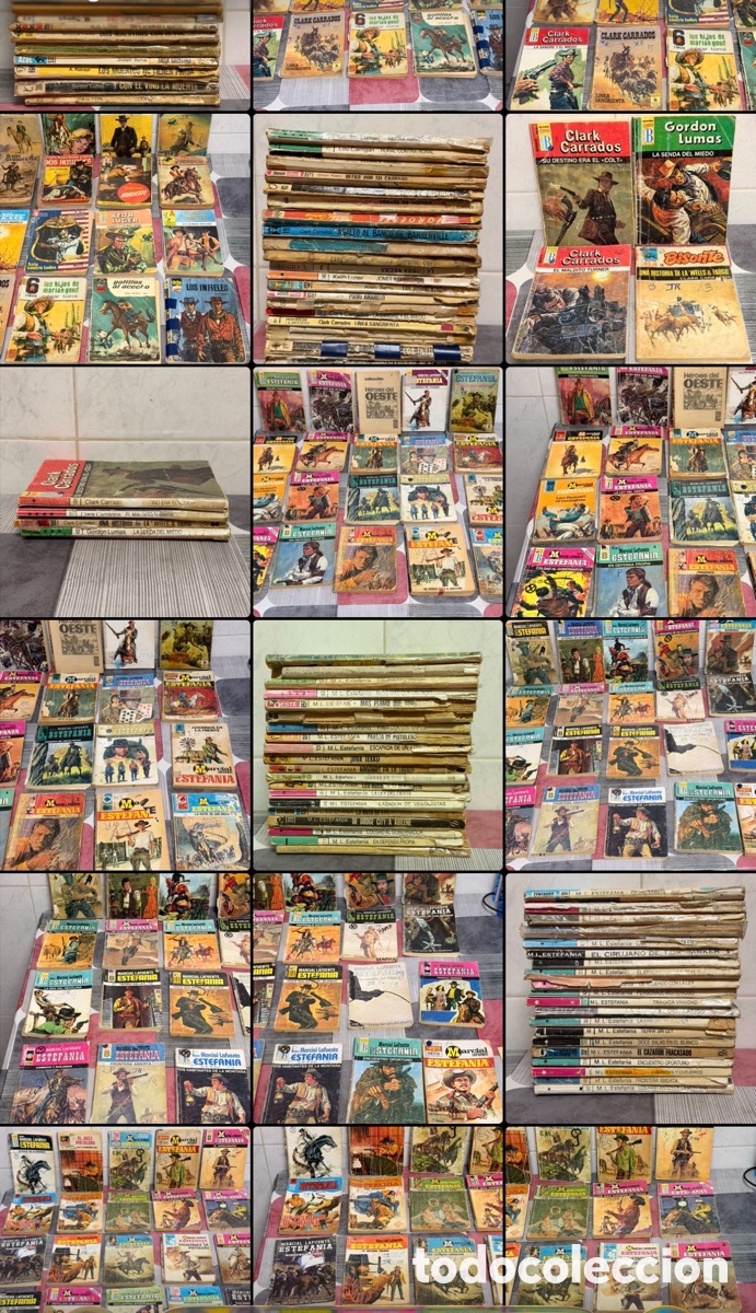 Libros de segunda mano: LOTE DE 194 NOVELAS DEL OESTE - MARCIAL LAFUENTE ESTEFAN&Iacute;A Y OTROS - VER DESCRIPCI&Oacute;N Y FOTOGRAF&Iacute;AS