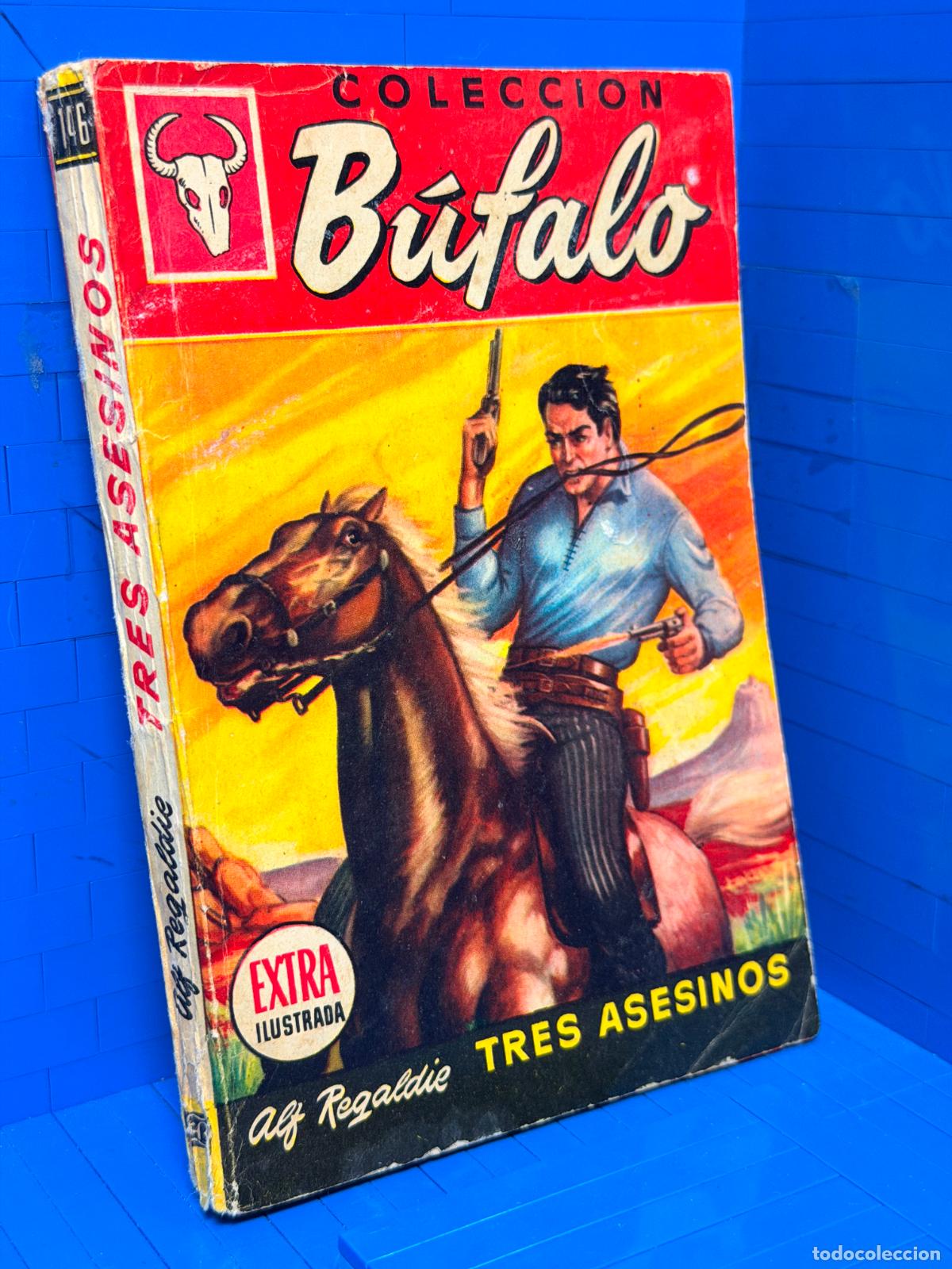 Libros de segunda mano: TRES ASESINOS &ndash; COLECCION BUFALO &ndash; ED. BRUGUERA