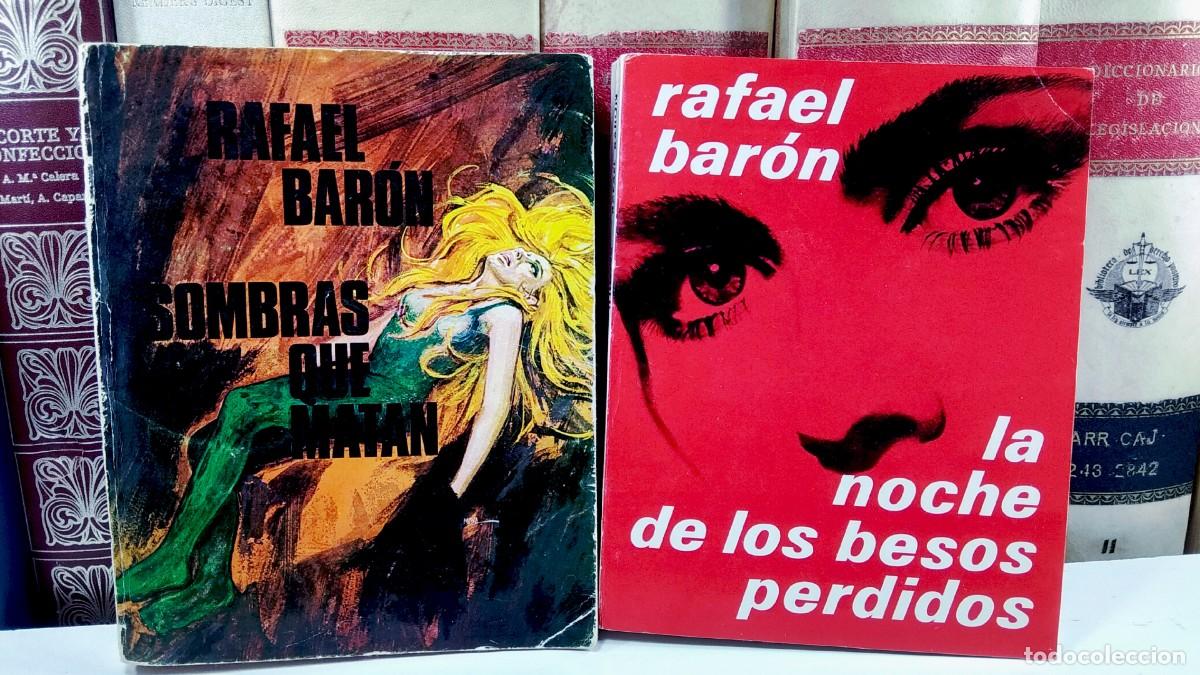 Libros de segunda mano: SOMBRAS QUE MATAN / LA NOCHE DE LOS BESOS PERDIDOS. Ambos por Rafael Bar&oacute;n. Ediciones Cid en 1973