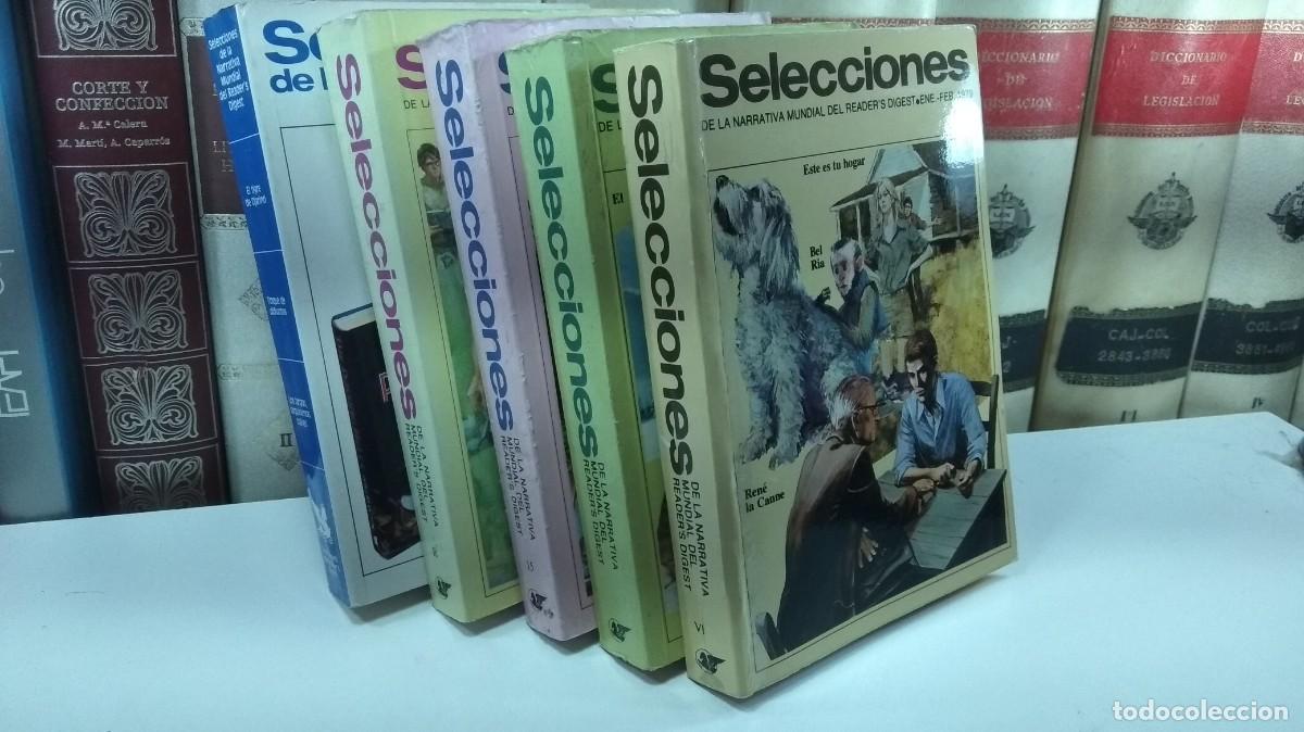 Livres d'occasion: Lote col. SELECCIONES READER&acute;S DIGEST. 5 VOL&Uacute;MENES. CITO T&Iacute;TULOS Y FECHAS DE EDICI&Oacute;N.
