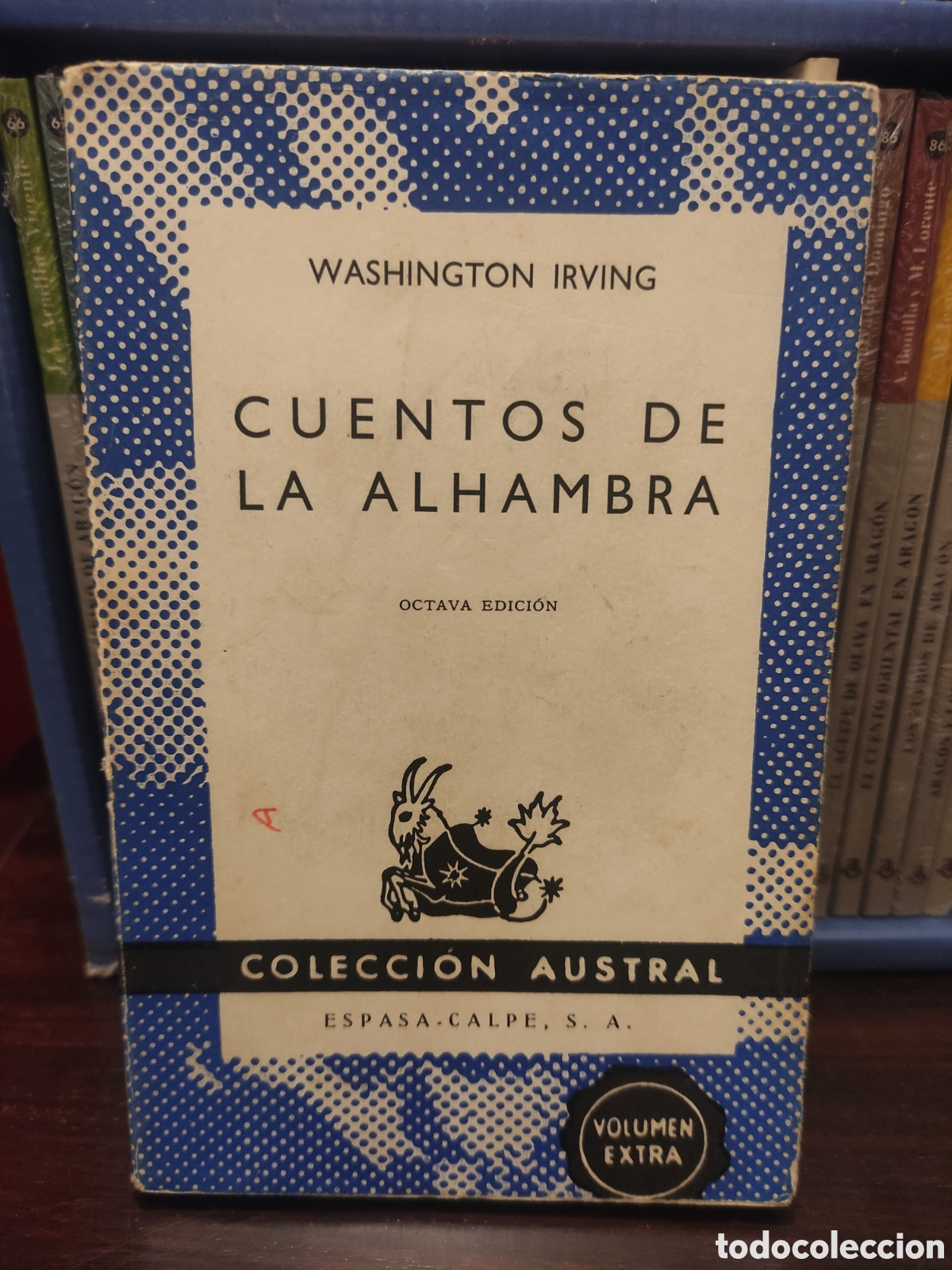 Libros de segunda mano: CUENTOS DE ALHAMBRA - WASHINGTON IRVING - Coleccion Austral 186