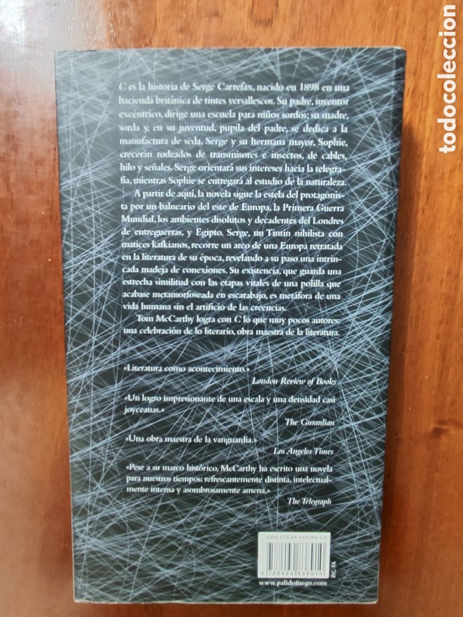 Libros de segunda mano: C, de Tom McCarthy (Nuevo) - Foto 2