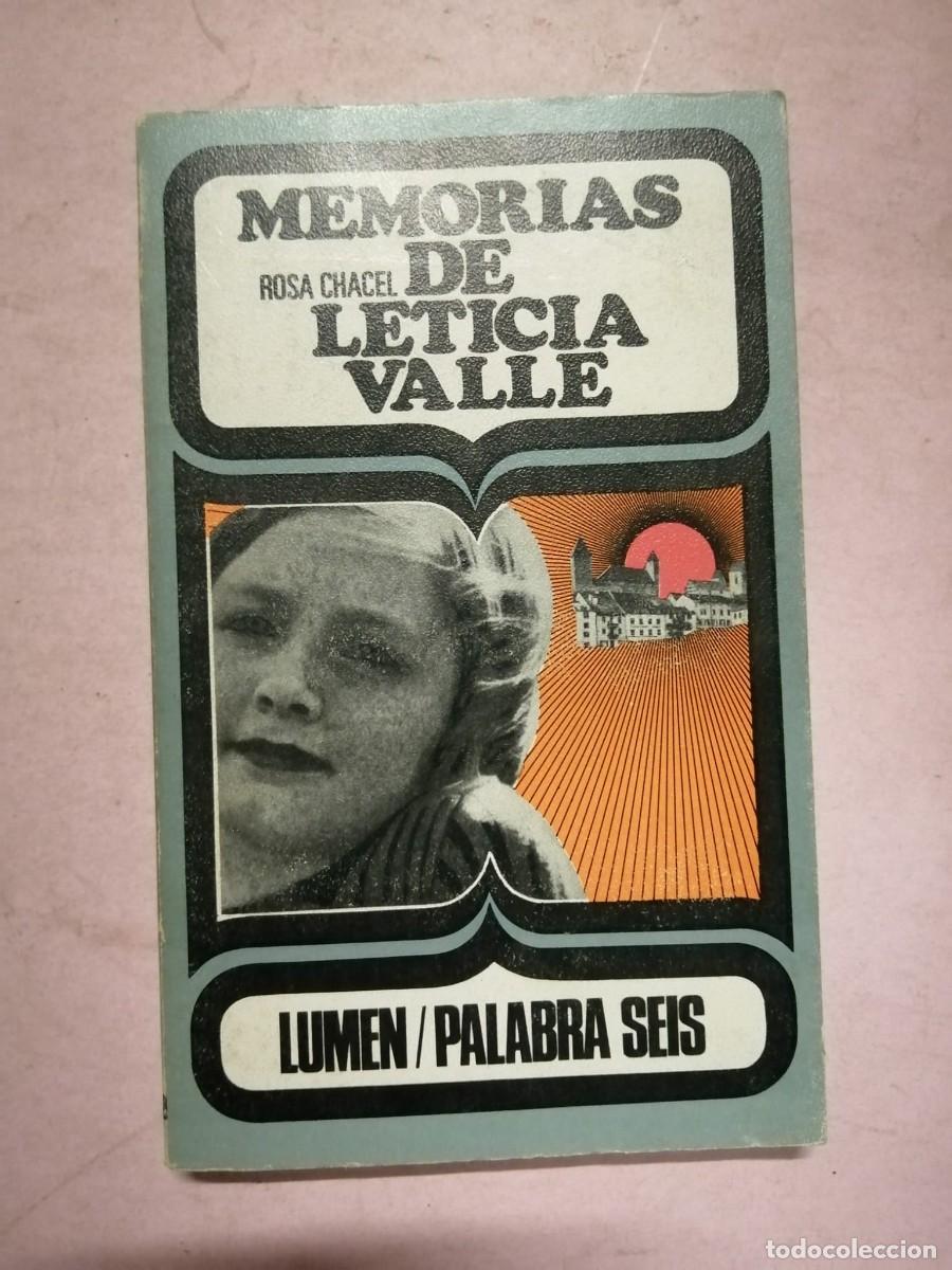 Libros de segunda mano: MEMORIAS DE LETICIA VALLE (ROSA CHACEL)