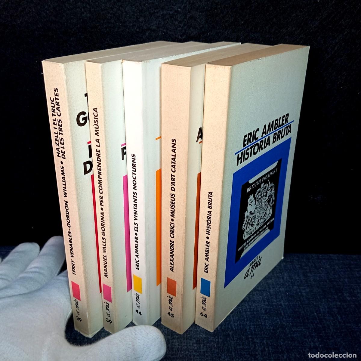 Libros de segunda mano: Lot 5 Llibres Intriga, Polic&iacute;ac i Divulgaci&oacute; - Llibres a m&agrave; (Ed. Destino / Edicions 62, Anys 80)