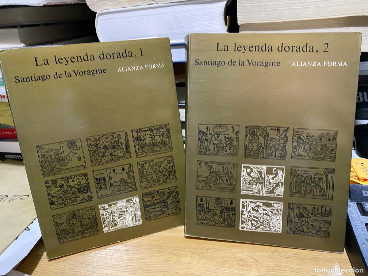 Libros de segunda mano: LA LEYENDA DORADA,1 Y 2, SANTIAGO DE LA VORAGINE, EDT. ALIANZA FORMA
