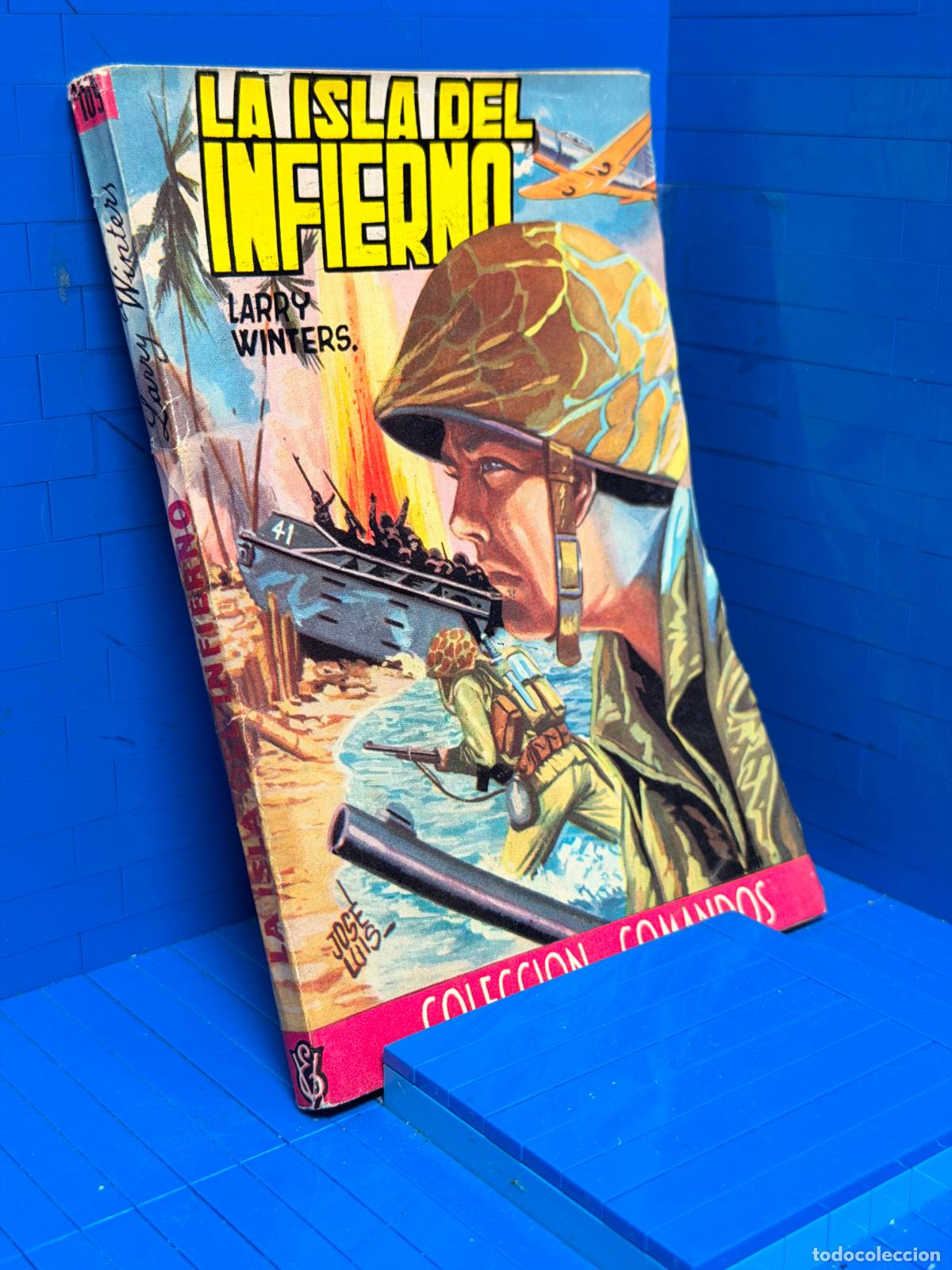 Gebrauchte B&uuml;cher: LA ISLA DEL INFIERNO &ndash; COMANDOS N&ordm; 169 &ndash; ED. VALENCIANA &ndash; LARRY WINTERS