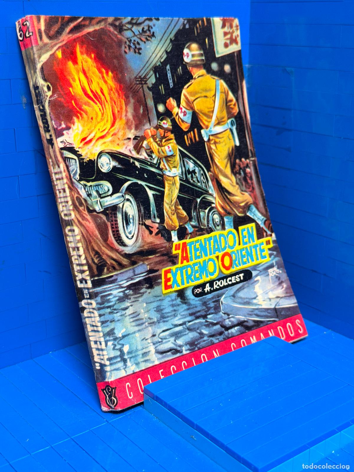 Libri di seconda mano: ATENTADO EN EXTREMO ORIENTE &ndash; COMANDOS N&ordm; 62 &ndash; ED. VALENCIANA &ndash; A ROLZEST