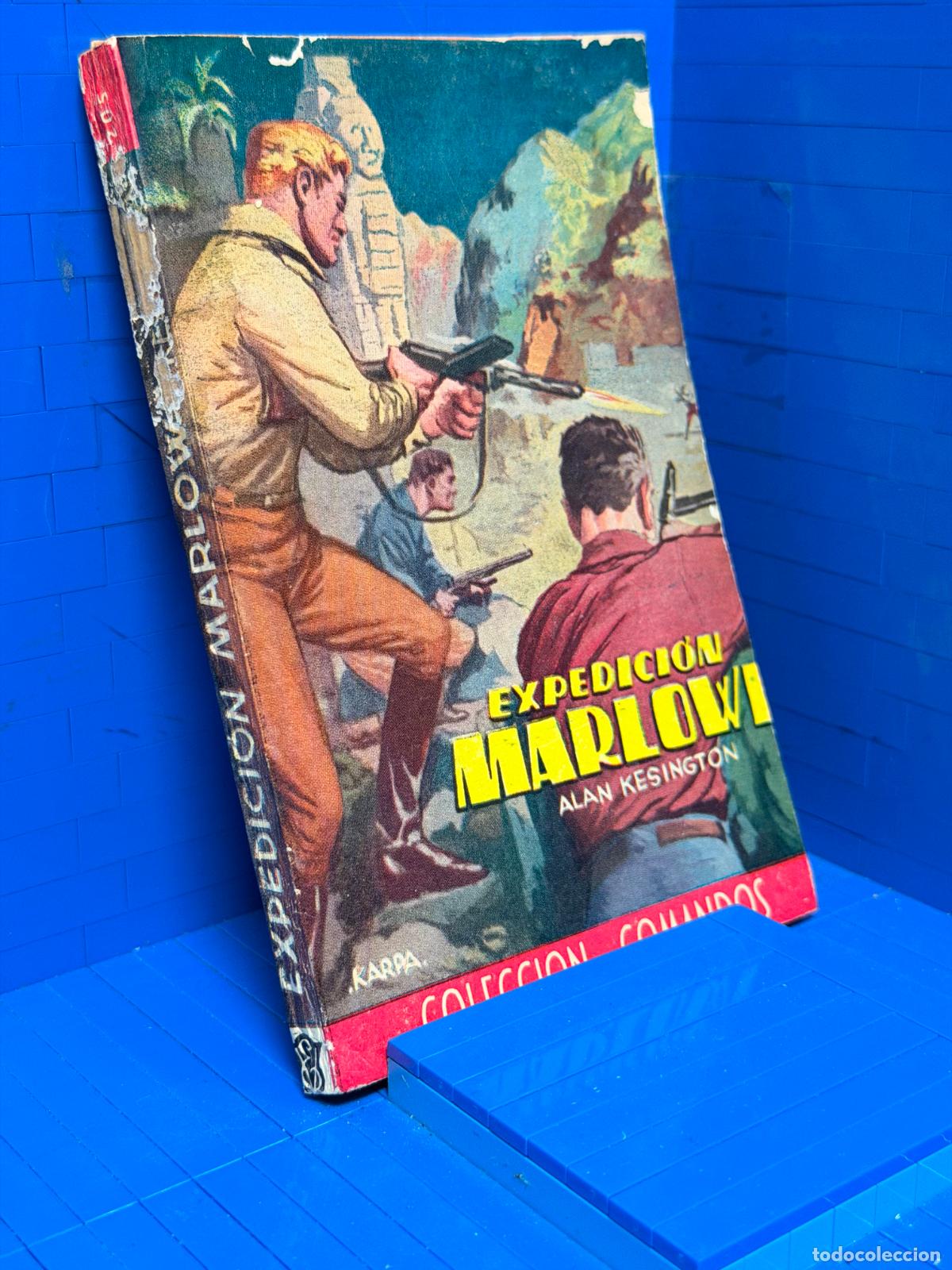 Livres d'occasion: EXPEDICION MARLOWE &ndash; COMANDOS N&ordm; 205 &ndash; ED. VALENCIANA &ndash; ALAN KENSINGTON