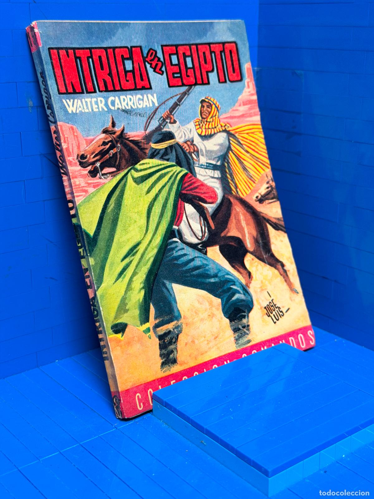 Livres d'occasion: INTRIGA EN EGIPTO &ndash; COMANDOS N&ordm; 153 &ndash; ED. VALENCIANA &ndash; WALTER CARRIGAN