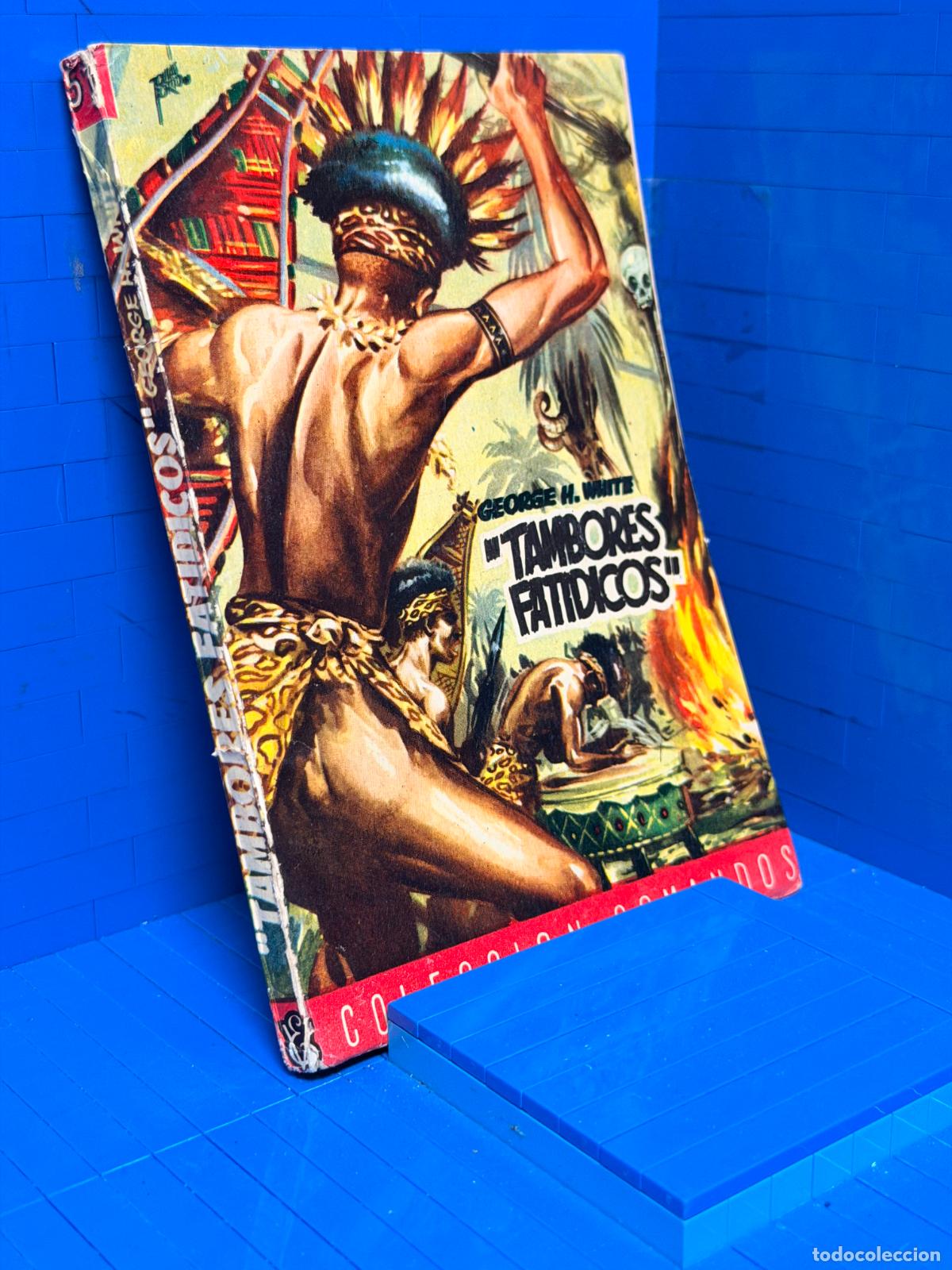 Livres d'occasion: TAMBORES FATIDICOS &ndash; COMANDOS N&ordm; 51 &ndash; ED. VALENCIANA &ndash; GEORGE H. WHITE
