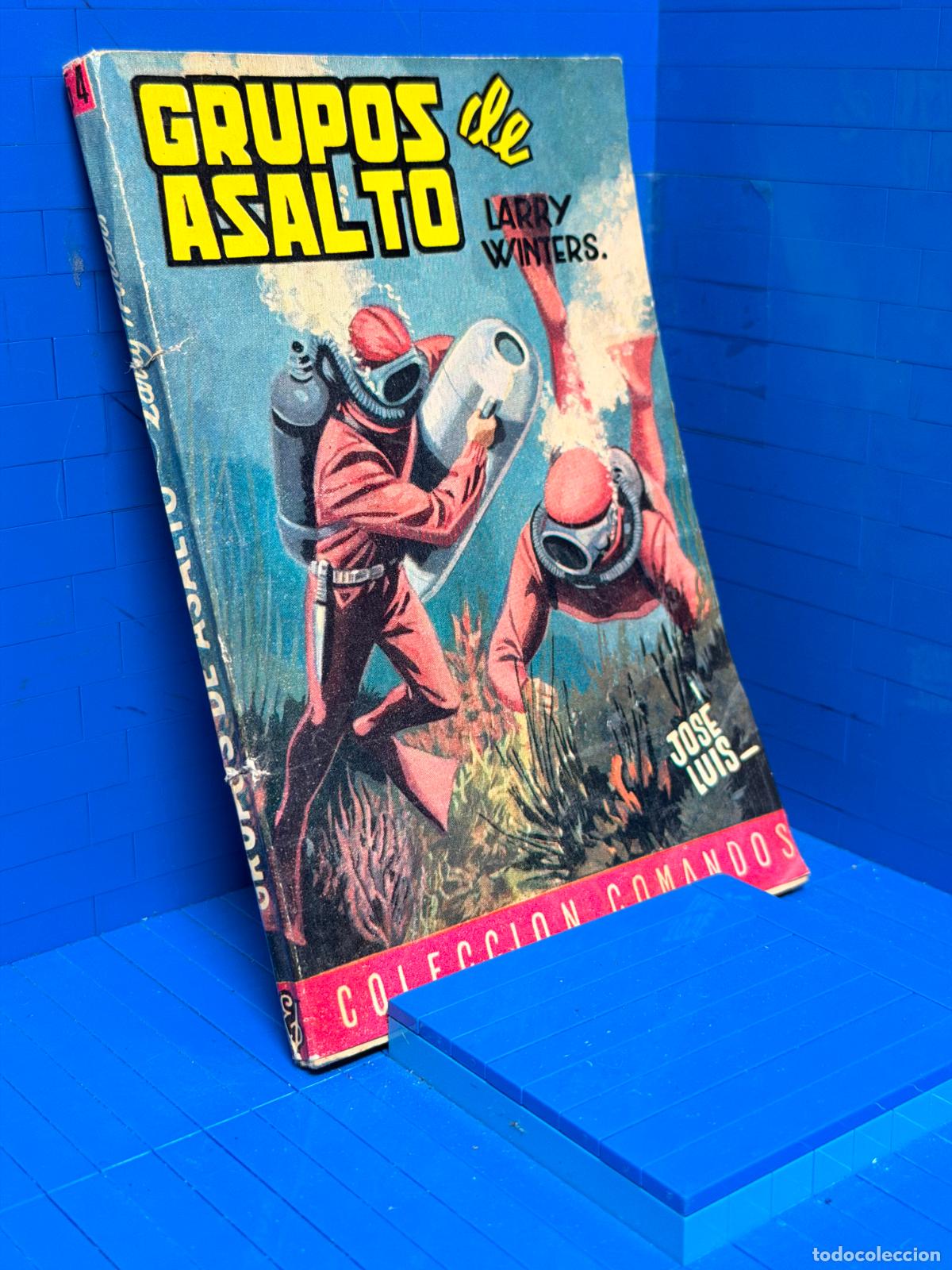 Livres d'occasion: GRUPOS DE ASALTO &ndash; COMANDOS N&ordm; 154 &ndash; ED. VALENCIANA &ndash; LARRY WINTERS