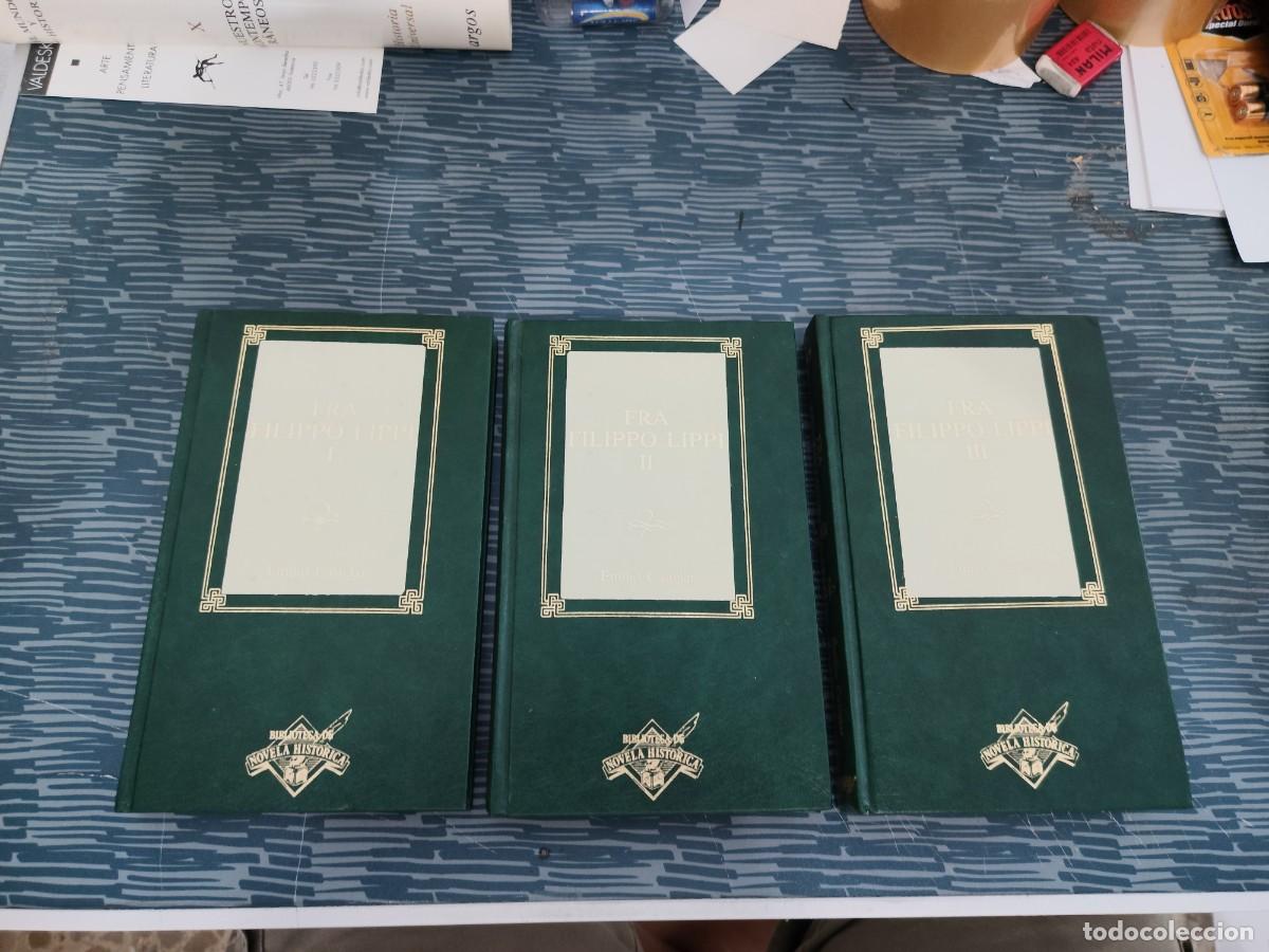 Libros de segunda mano: FRA FILIPPO LIPPI,3 TOMOS,EMILIO CASTELAR, EDICIONES ORBIS,1989,VER FOTOS.