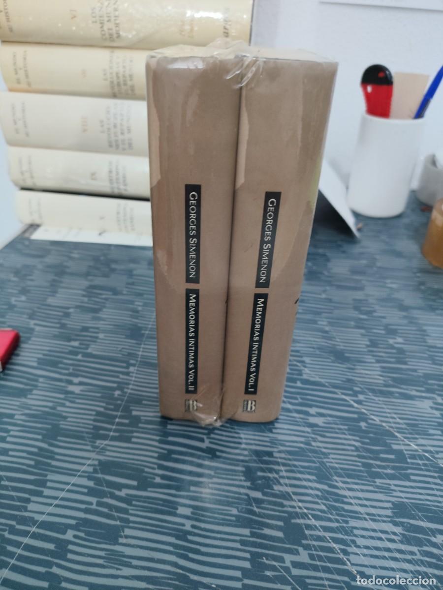 Libros de segunda mano: MEMORIAS INTIMAS,GEORGE SIMENON,2 TOMOS, EDICIONES B, PRECINTADO,VER FOTOS.