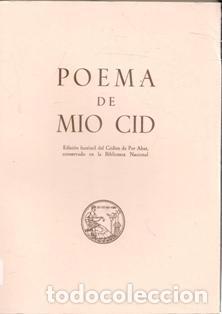 Livros em segunda m&atilde;o: Poema de M&iacute;o Cid. Facs&iacute;mil del C&oacute;dice de Per Abat conservado en la Biblioteca Nacional
