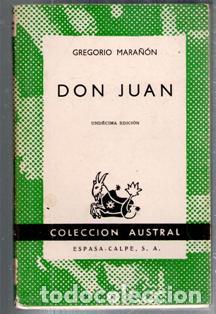Libri di seconda mano: Don Juan, Gregorio Mara&ntilde;&oacute;n. Colecci&oacute;n Austral.