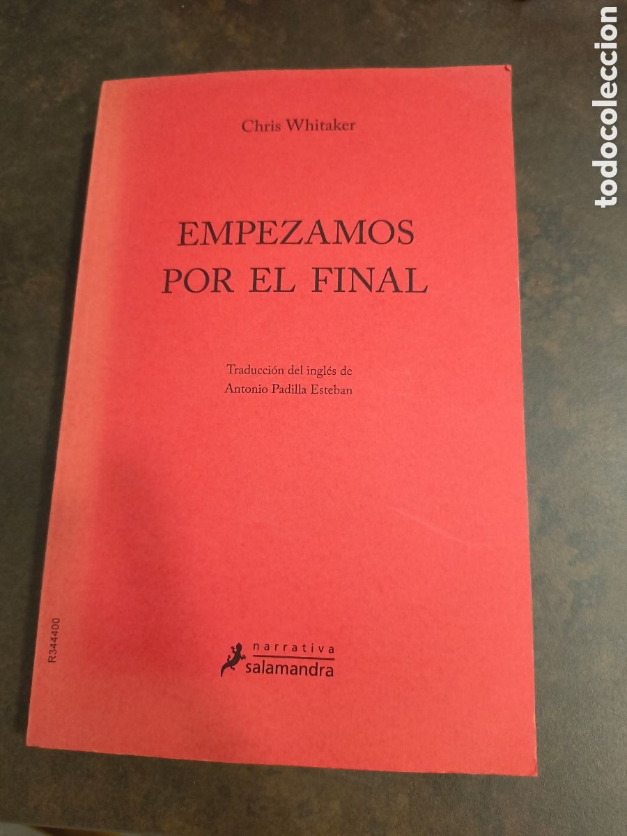 Libros de segunda mano: EMPEZAMOS POR EL FINAL DE CHRIS WHITAKER (SALAMANDRA)PRIMERA EDICION