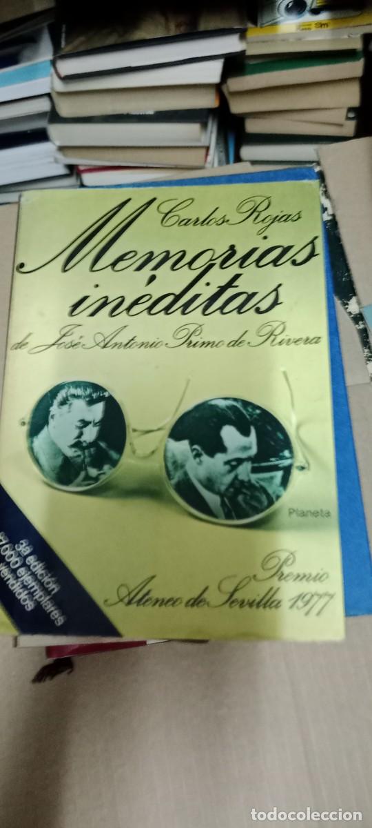 Libros de segunda mano: CARLOS ROJAS MEMORIAS INEDITAS LIBRO G-FORT