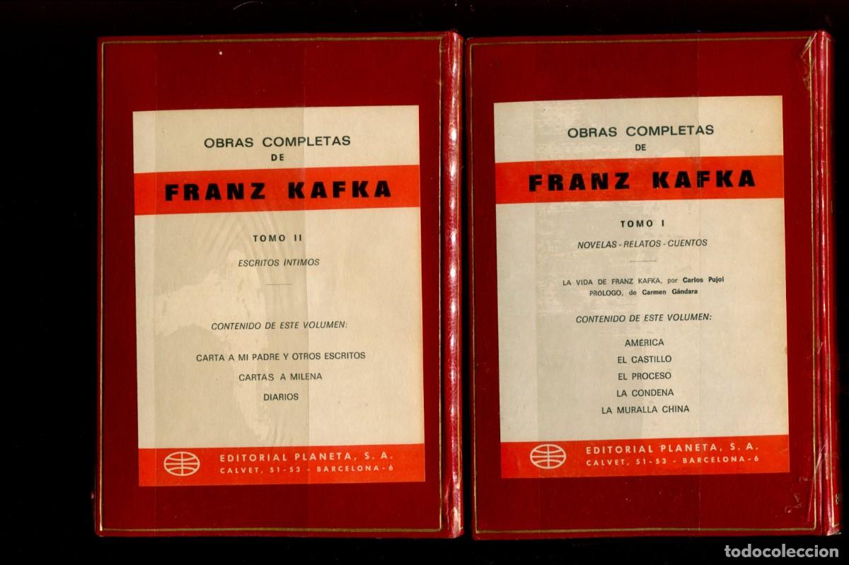 Libros de segunda mano: Franxz Kagka. Obras completas. 2 volumenes. Ed. Planeta. Nuevos precintados