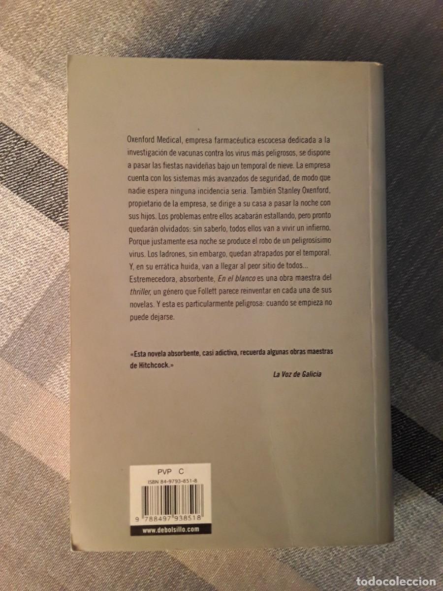 Libros de segunda mano: En Blanco de Ken Follett - Foto 2