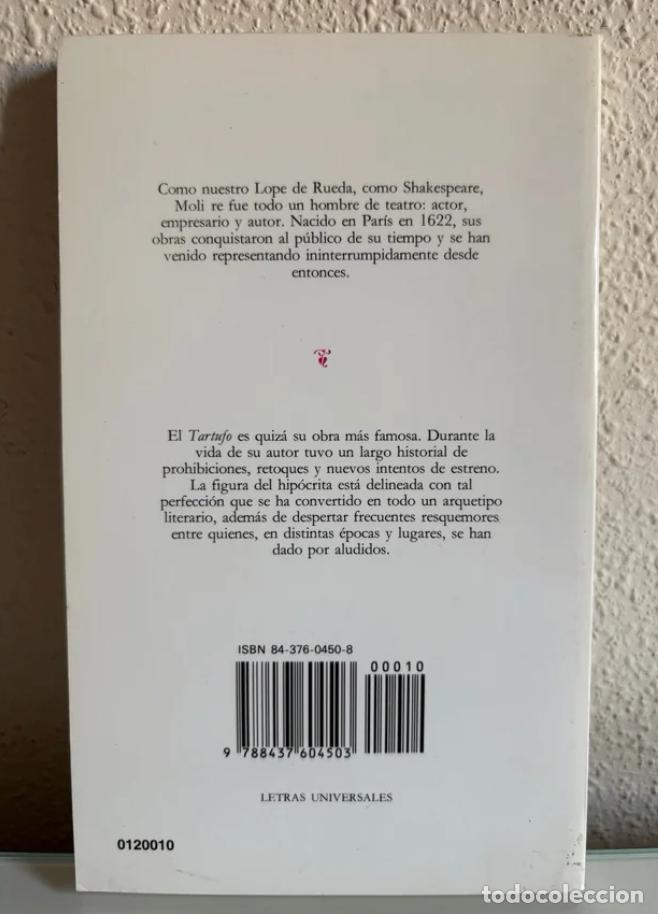 Libros de segunda mano: Moli&egrave;re: Tartufo (C&aacute;tedra) - Foto 3